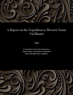 A Report on the Expedition to Western Yunan Via Bhamo de John Anderson