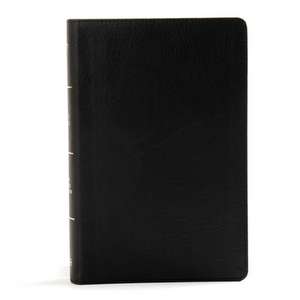 KJV Large Print Personal Size Reference Bible, Black Leathertouch de Holman Bible Publishers