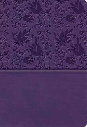 KJV Super Giant Print Reference Bible, Purple Leathertouch, Indexed de Holman Bible Publishers