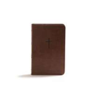 KJV Compact Bible, Value Edition, Brown Leathertouch de Holman Bible Publishers