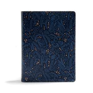 CSB Study Bible, Navy Leathertouch de Csb Bibles By Holman