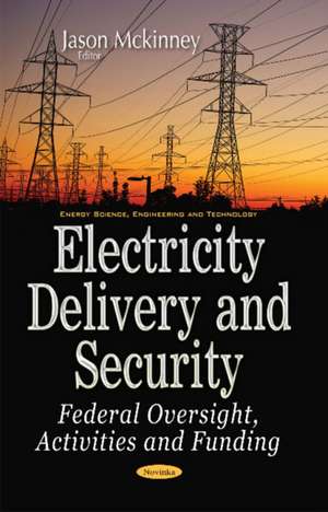 Electricity Delivery & Security: Federal Oversight, Activities & Funding de Jason Mckinney