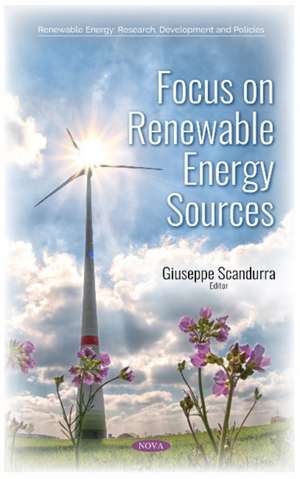 SCANDURRA, G: Focus on Renewable Energy Sources