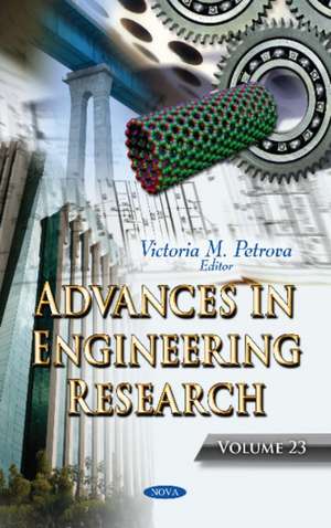 PETROVA, V: Advances in Engineering Research