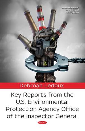 LEDOUX, D: Key Reports from the U.S. Environmental Protectio