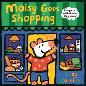 Maisy Goes Shopping: Complete with Durable Play Scene: A Fold-Out and Play Book de Lucy Cousins