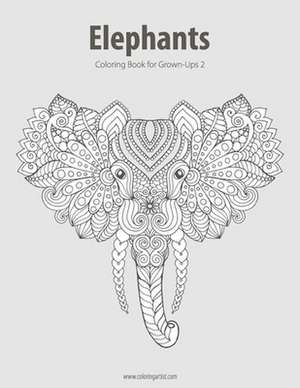 Elephants Coloring Book for Grown-Ups 2 de Nick Snels