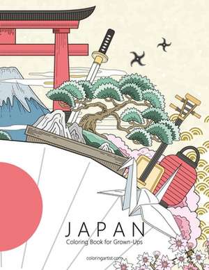 Japan Coloring Book for Grown-Ups 1 de Nick Snels