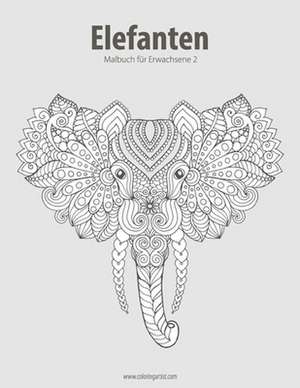 Elefanten-Malbuch Fur Erwachsene 2 de Nick Snels