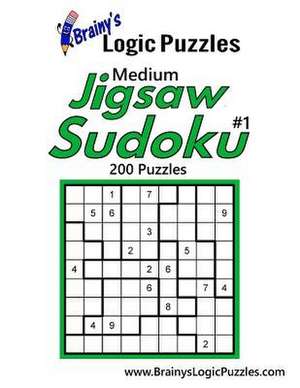 Brainy's Logic Puzzles Medium Jigsaw Sudoku #1 de Brainy's Logic Puzzles