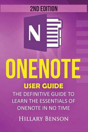 Onenote de Hillary Benson