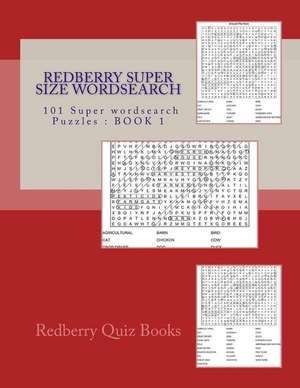 Redberry Super Size Wordsearch de Books, Redberry Quiz