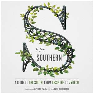 S Is for Southern: A Guide to the South, from Absinthe to Zydeco de David Dibenedetto