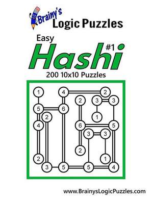 Brainy's Logic Puzzles Easy Hashi #1 200 10x10 Puzzles de Brainy's Logic Puzzles