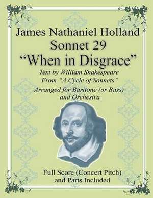 Sonnet 29 When in Disgrace de James Nathaniel Holland