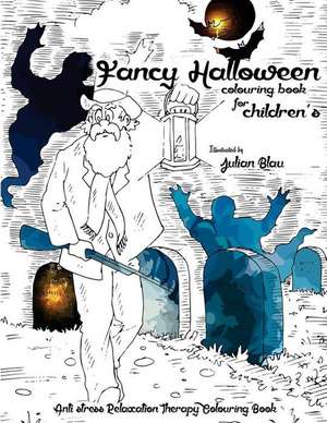 Fancy Halloween Colouring Book for Children's de Blau, Julian