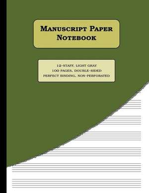 Manuscript Paper Notebook de Graph Paper and More