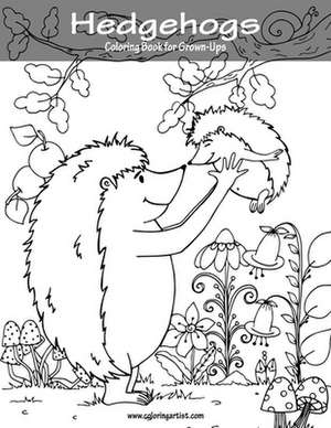 Hedgehogs Coloring Book for Grown-Ups 1 de Nick Snels