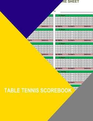 Table Tennis Scorebook de Wisteria, Thor