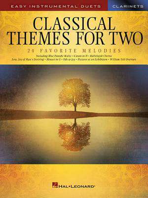 Classical Themes for Two Clarinets de Hal Leonard Corp