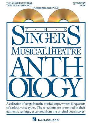 Singer's Musical Theatre Anthology Quartets de Hal Leonard Corp