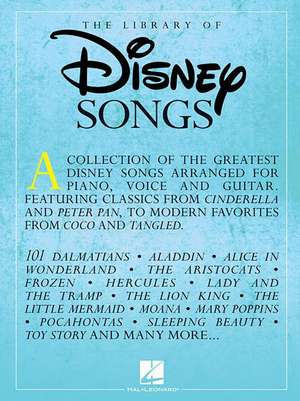 The Library of Disney Songs de Hal Leonard Publishing Corporation