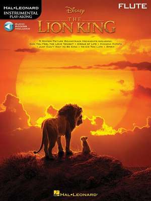 The Lion King for Flute: Instrumental Play-Along de Hal Leonard Corp