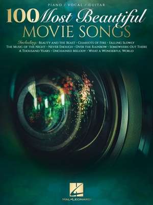 100 Most Beautiful Movie Songs Piano/Vocal/Guitar Songbook