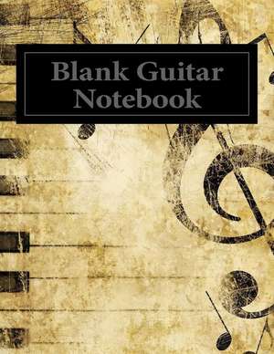 Blank Guitar Notebook de Journals, Tlk