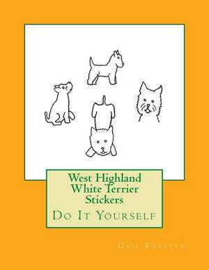 West Highland White Terrier Stickers de Gail Forsyth