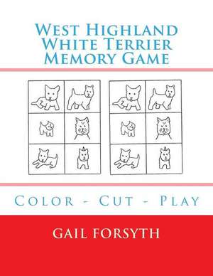 West Highland White Terrier Memory Game de Gail Forsyth