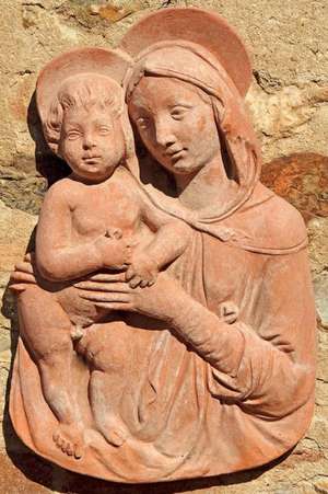 Lovely Madonna and Child in Terracotta Journal de Cs Creations