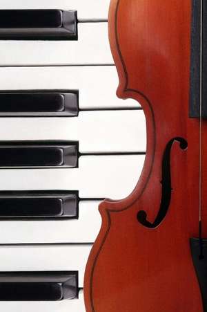 Violin and Piano Journal - Make Some Music de Cool Image