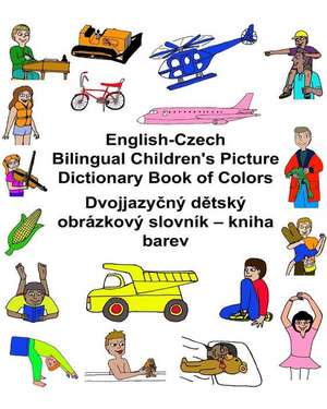 English-Czech Bilingual Children's Picture Dictionary Book of Colors de Richard Carlson Jr