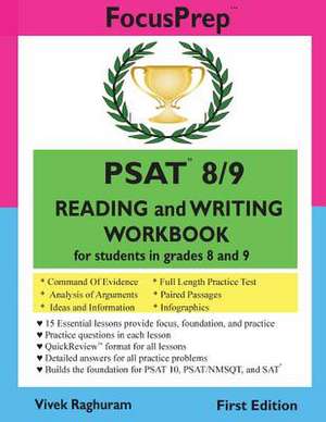 PSAT 8/9 Reading and Writing Workbook de Vivek Raghuram