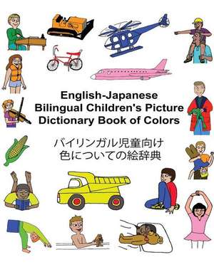 English-Japanese Bilingual Children's Picture Dictionary Book of Colors de Richard Carlson Jr