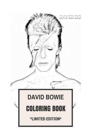 David Bowie Coloring Book de Coloring Book For Adults