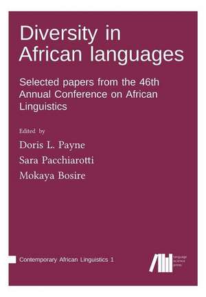 Diversity in African Languages de Doris L. Payne