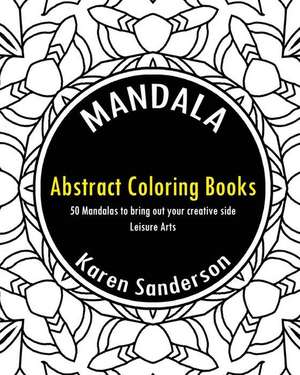 Abstract Coloring Books de Sanderson, Karen