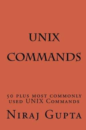 Unix Commands de Niraj Gupta