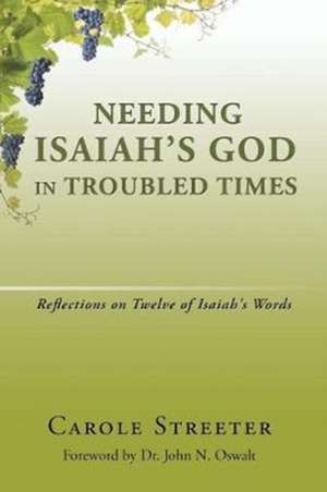 Needing Isaiah's God in Troubled Times de Carole Streeter