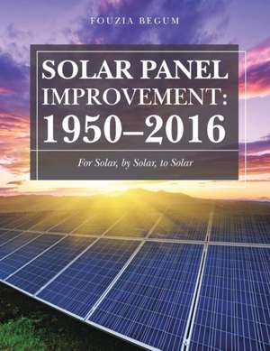 Solar Panel Improvement de Fouzia Begum