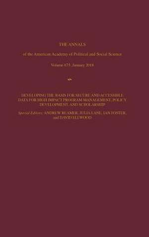 The Annals of the American Academy of Political and Social Science de Reamer, Andrew