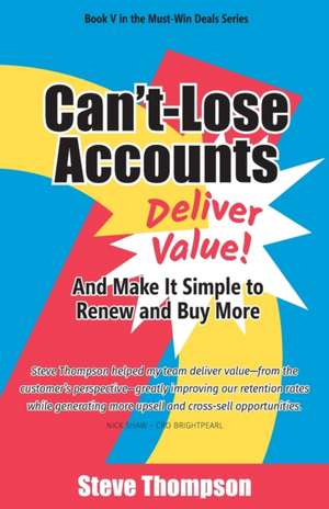 CAN'T-LOSE ACCOUNTS de Steve Thompson