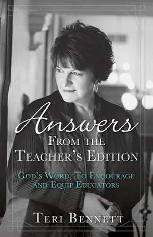 Answers from the Teacher's Edition de Teri Bennett