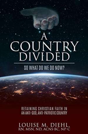 A Country Divided, So What Do We Do Now?: Retaining Christian Faith in an Anti-God, Anti-Patriotic Country de Louise M. Diehl Msn Nd Acns-Bc Np-C