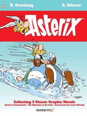 Asterix Omnibus #6: Collecting Asterix in Switzerland, the Mansions of the Gods, and Asterix and the Laurel Wreath de René Goscinny