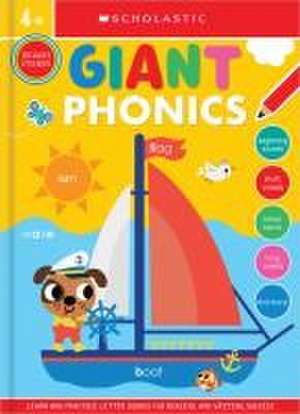 Giant Phonics Workbook: Scholastic Early Learners (Giant Workbook) de Scholastic Early Learners