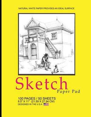 Sketch Paper Pad -Yellow, Country Cover de Sketch Paper Pad