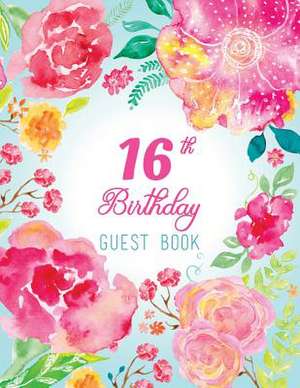 16th Birthday Guest Book de New Day Journals